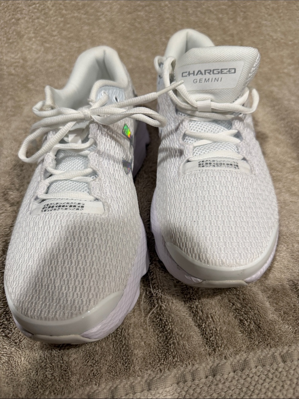 Woman’s White Athletic Shoes
